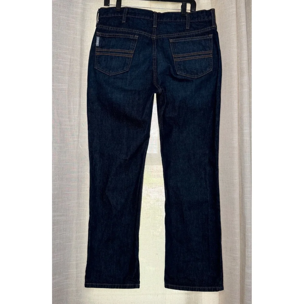 Cinch Silver Label Jeans 002 Rigid Dark Stone Straight Leg Men's Size 35x30